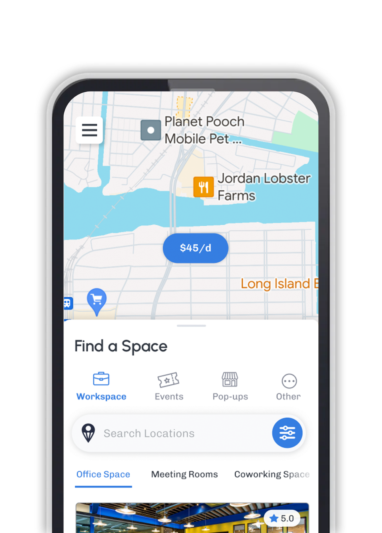 DropDesk App on iPhone